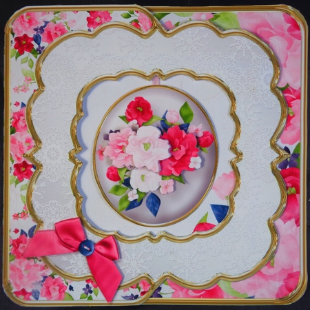 Pretty Posy - Pendant Card Mini Kit by Linda Short