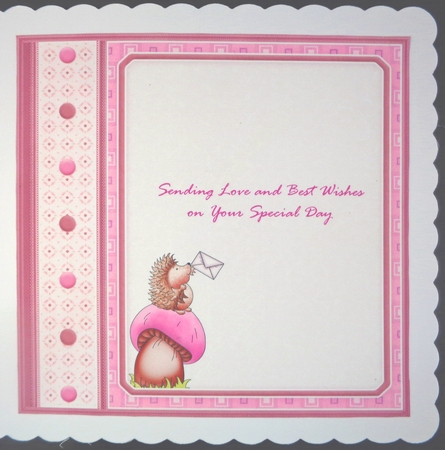 HEDGEHOGS HOUSE 7.5 Decoupage & Insert Mini Kit by Linda Short