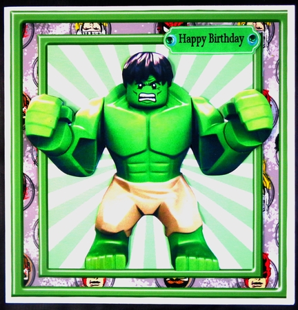 Hulk Lego 8x8 Mini Kit by Linda Short