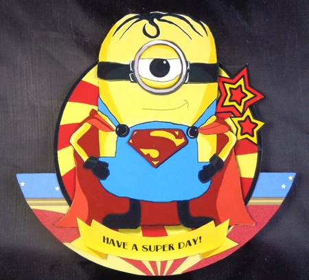 Minion Superhero Card Kit. 4 by Linda Short