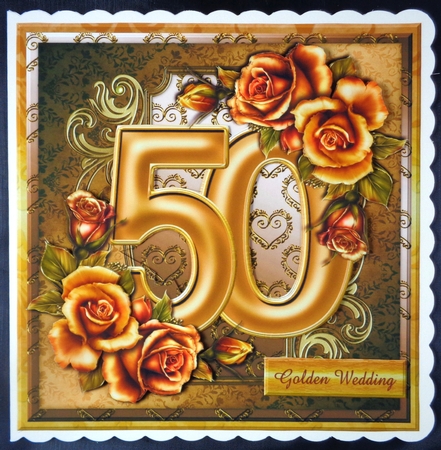 50 Year Birthday- Golden  Wedding Mini Kit by Linda Short