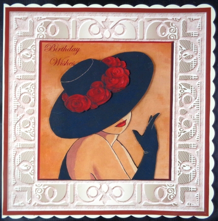 8 Backing Papers 8x8 Framed CU Toppers by Linda Short