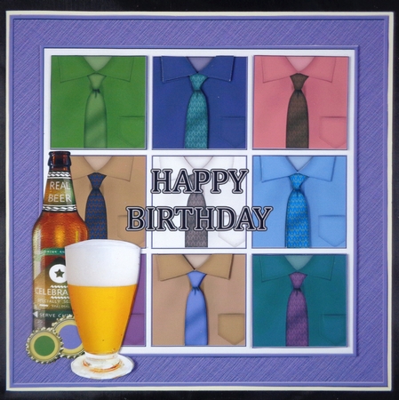 Shirts Birthday Card Mini Kit by Linda Short