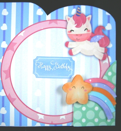 Happy Birthday Tags Pale Blue in 20 Diffenent Fonts by Linda Short