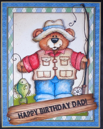 Papa Bears 6x8 Full Card Mini Kit  7 by Linda Short