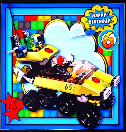 Lego Heroes Card Front Mini Kit.14 by Linda Short