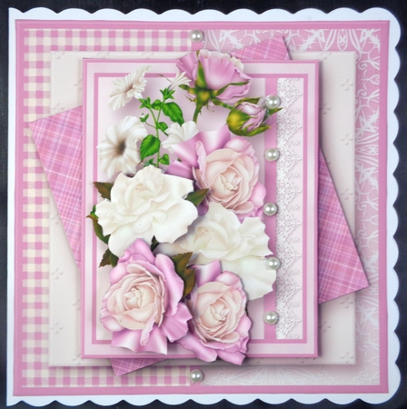 Luscious Roses - Multi-Layer Card Mini Kit by Linda Short