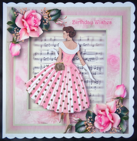 Muted 50s Chic 8x8 by Linda Short