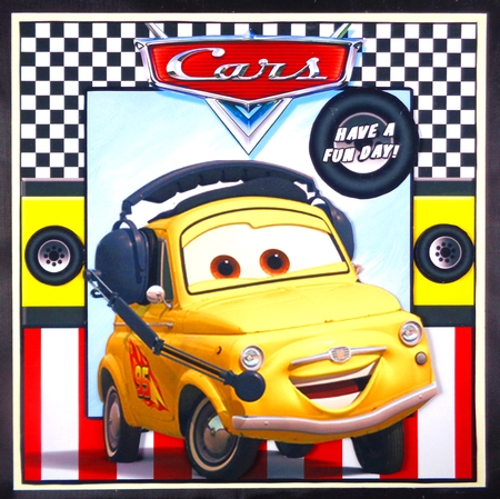 CARS Card Front Mini Kit. 16 by Linda Short