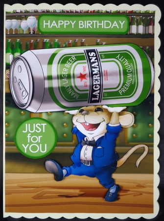 Mr Lager Mouse by Linda Short