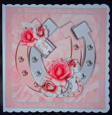 Pastel rose backgrounds 8x8 by Linda Short