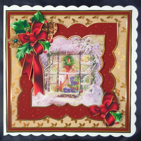 Christmas window by Linda Short