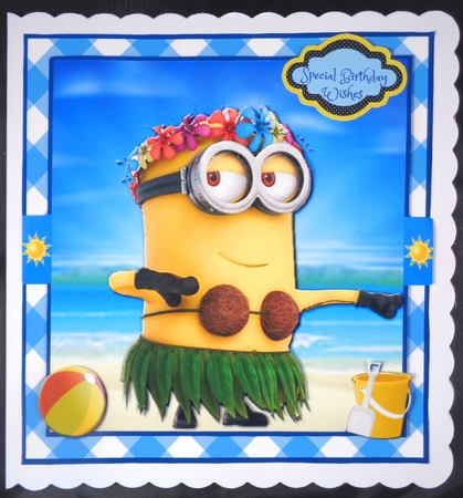 Minion Beach Fun 6 Mini Kit by Linda Short