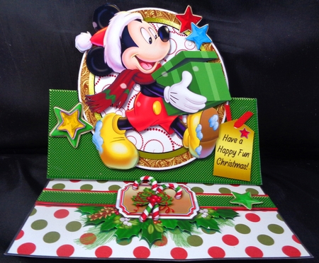 Mickey Goes Easel Xmas Kit 3 by Linda Short
