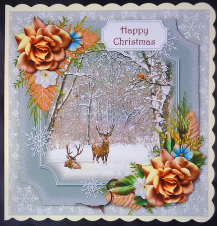 Deer In The Snow by Linda Short