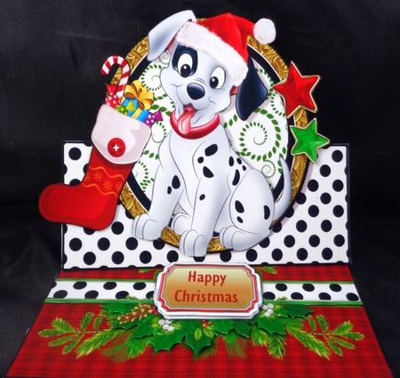 Spots for Christmas Easel Mini Kit.3 by Linda Short