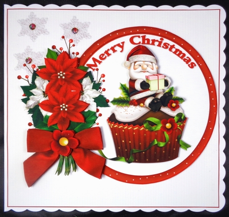8x8 sweet Christmas choice of two  mini kit by Linda Short