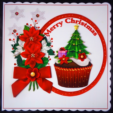 8x8 sweet Christmas choice of two  mini kit by Linda Short