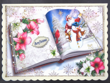 Frosty Giving Santa a Ride by Linda Short