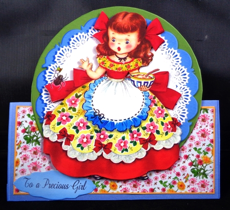 Vintage Doll Tent Card Kit. 5 by Linda Short