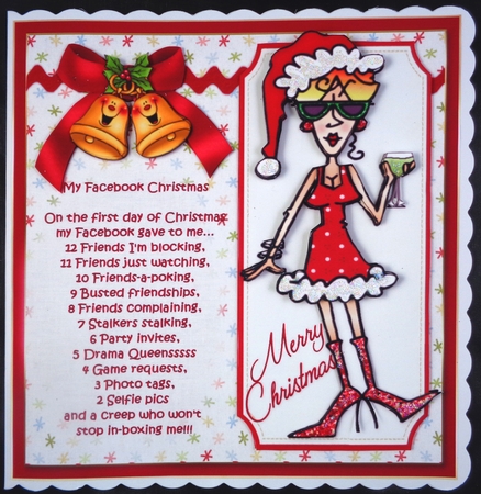 Ritas Facebook Christmas mini kit by Linda Short
