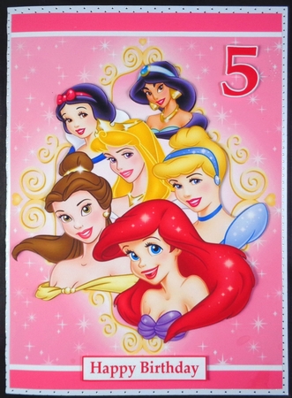 Princesses A5 Quick Card by Linda Short
