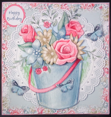 Shabby Chic Toppers set of 5 by Linda Short
