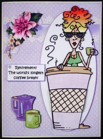 Rita and retirement quick card by Linda Short