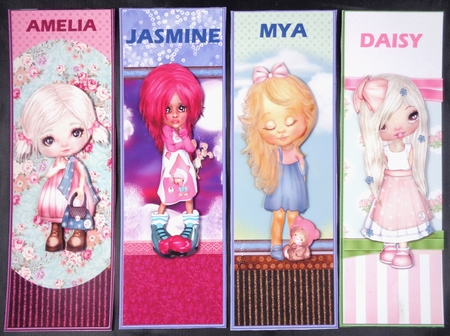 Girls Bookmarks by Linda Short