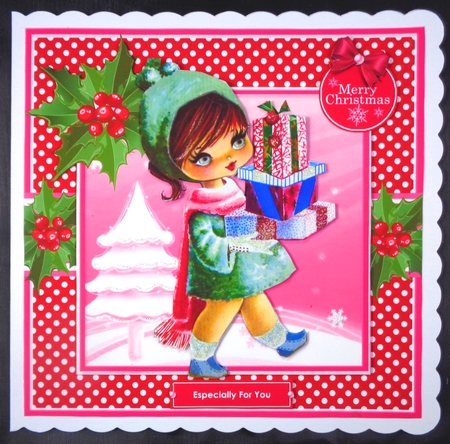 Happy Christmas Greetings 14 by Linda Short