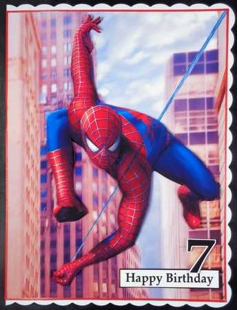 Spiderman 3 A5 Quick Card by Linda Short