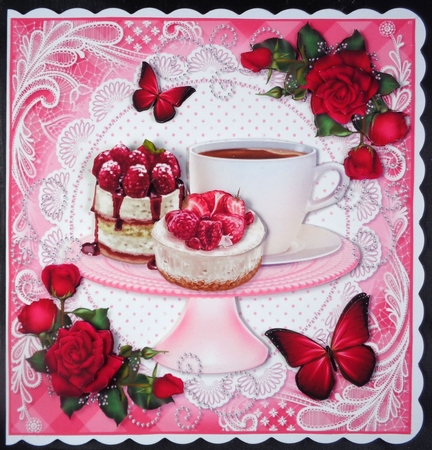 Coffee and Cake 3 Mini Kit by Linda Short