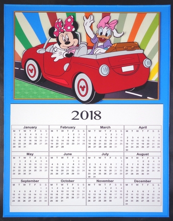 2023 Calendar Mickey Rides Kit-2 by Linda Short