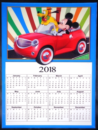 2023 Calendar Mickey Rides Kit-3 by Linda Short