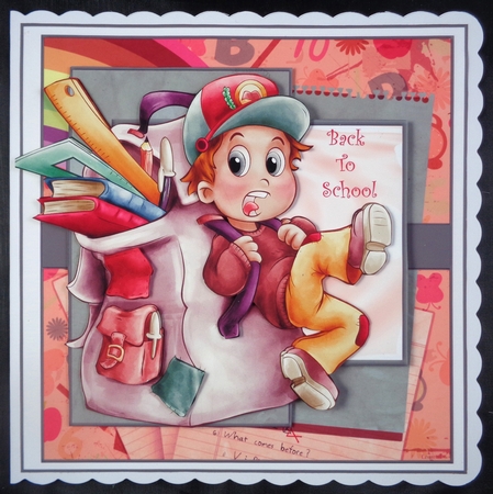 back to school boy mini kit by Linda Short