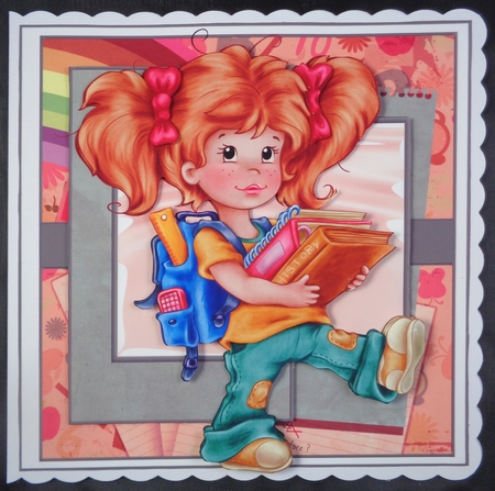 back to school girl mini kit by Linda Short