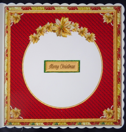GOLD Happy Holidays Vintage Santa 1  by Linda Short
