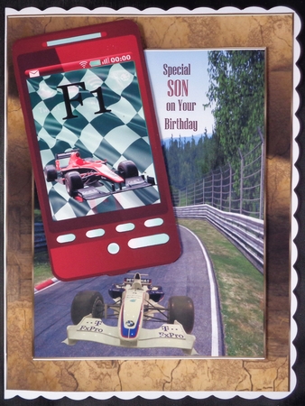 Racing Car Phone by Linda Short