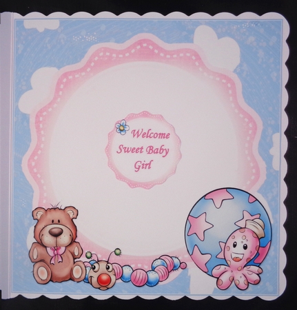 7x7 Sweet baby girl mini kit by Linda Short