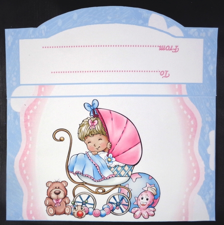 7x7 Sweet baby girl mini kit by Linda Short