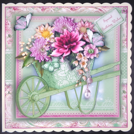 The Autumn Barrow Card Front Kit by Linda Short