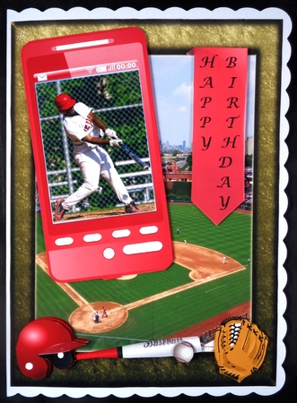Baseball Phone by Linda Short