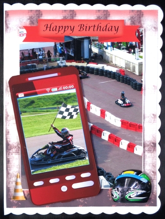 Go Kart Phone by Linda Short