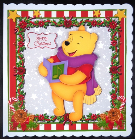 Happy Christmas Pooh & The Gang Style by Linda Short
