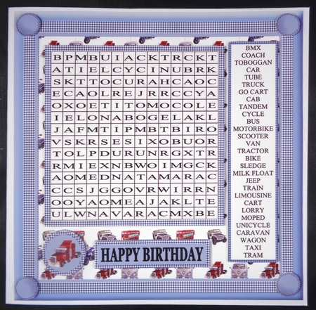 WORDSEARCH TRANSPORT by Linda Short