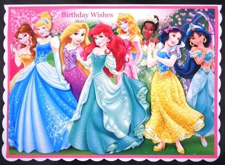 Princesses A5 Quick Card by Linda Short