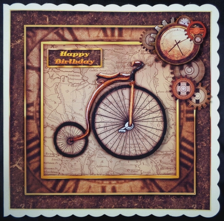 Penny Farthing Topper by Linda Short