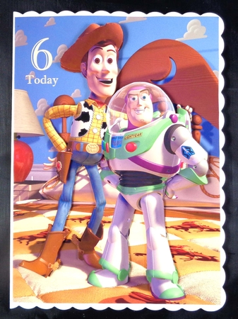 Toy Story Buzz and Woody A5 Quick Card by Linda Short