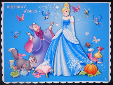 Cinderella 3 A5 Quick Card by Linda Short