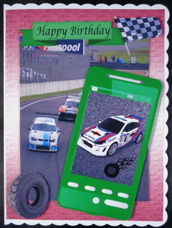 Rally Car Phone by Linda Short